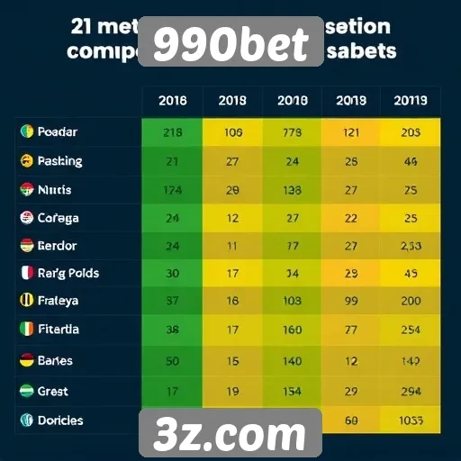 Comparação entre 990bet e concorrentes no mercado