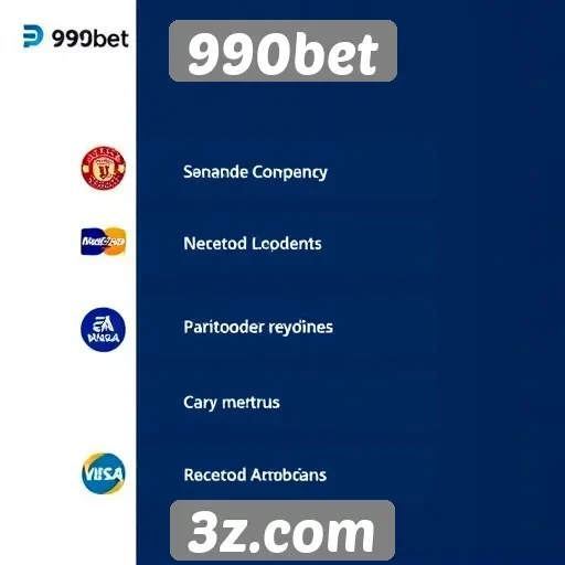 Métodos de pagamento disponíveis na 990bet