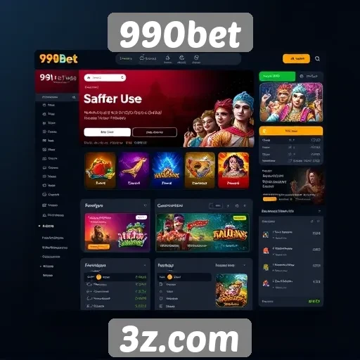 Análise da interface do usuário no site 990bet